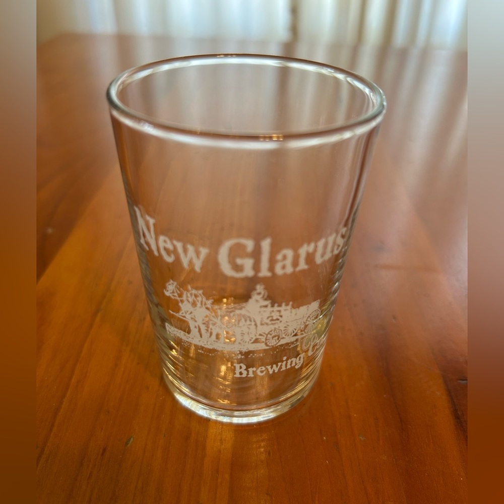 New Glarus Brewing Co Company Small Glass Beer Glass